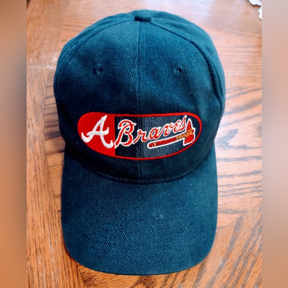 Vintage Atlanta Braves Baseball Cap Genuine Merchandise Twins Enterprises